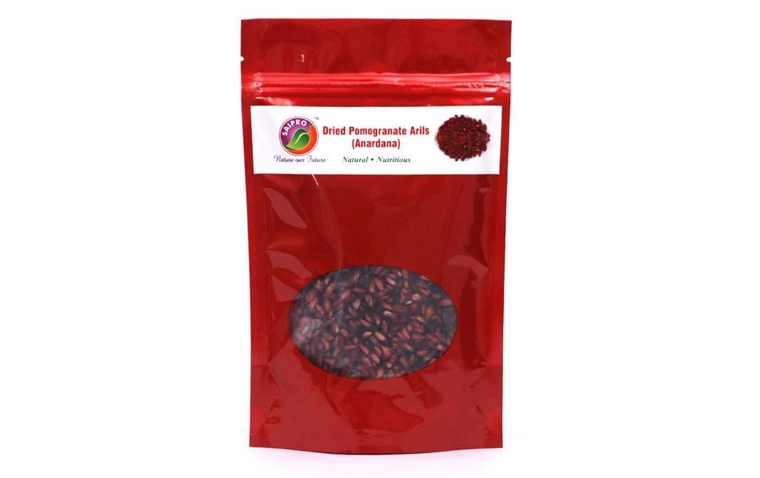 Saipro Dried Pomegranate Arils (Anardana)   Pack  250 grams